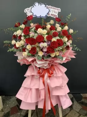 Kệ hoa khai trương - KT02