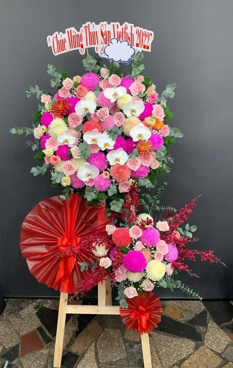 Kệ hoa khai trương - KT04